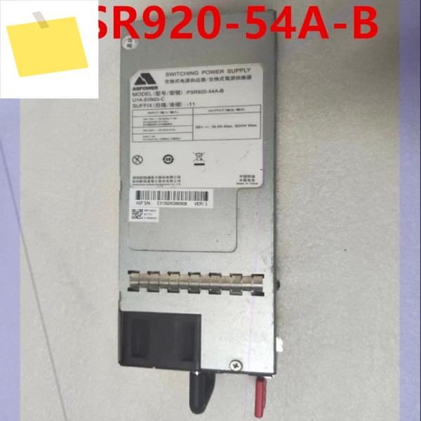 ASPOWER 56V16.5A 920W PSR920-54A-B U1A-E0920-C용 1PCS 새 전원 공급 장치 제품 이미지
