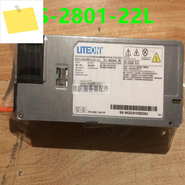 Liteon 800W PS-2801-22L 새 원본 전원 공급 장치 1개 제품 이미지