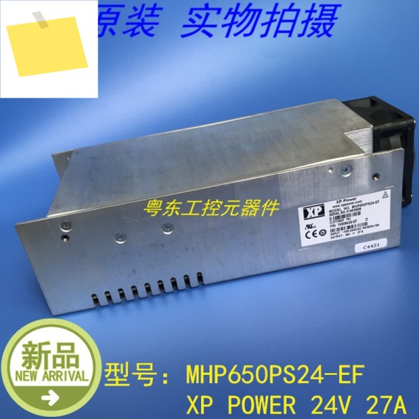 1PCS 거의 새 제품이며 미사용인 파워원 24V27A 650W MHP650PS24-EF용 전원 공급 장치 제품 이미지