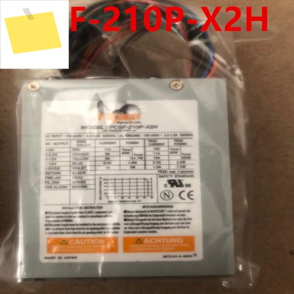 Nipron 200W PCSF-210P-X2H용 1PCS 90% 새 전원 공급 장치 제품 이미지
