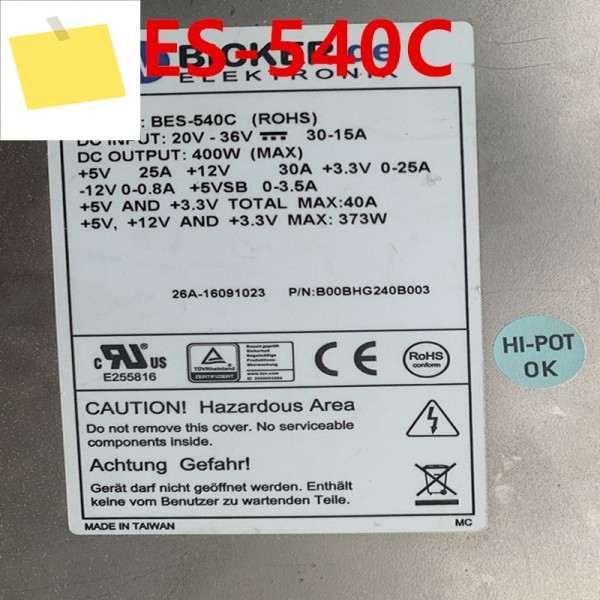 BICKER.de DC 20V-60V 400W BES-540C용 1PCS 90% 새 전원 공급 장치 제품 이미지