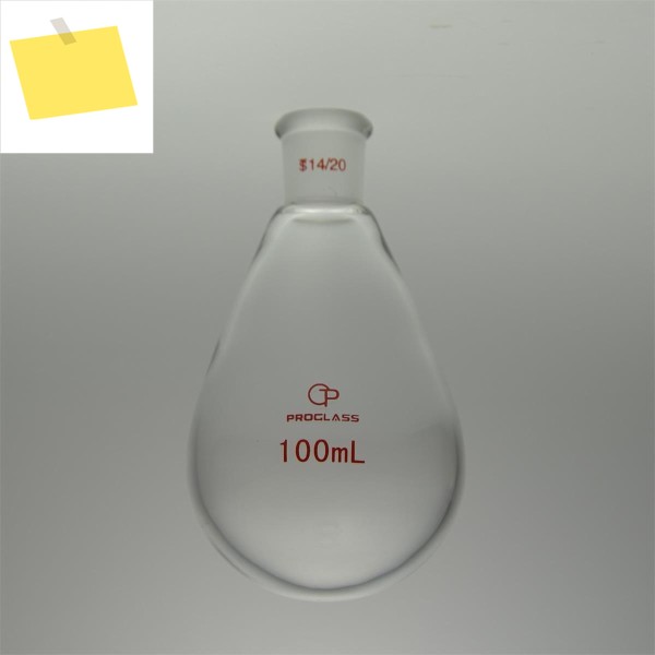 Kjeldahl 플라스크, 헤비 듀티 벽, 1420 조인트, 100mL 제품 이미지