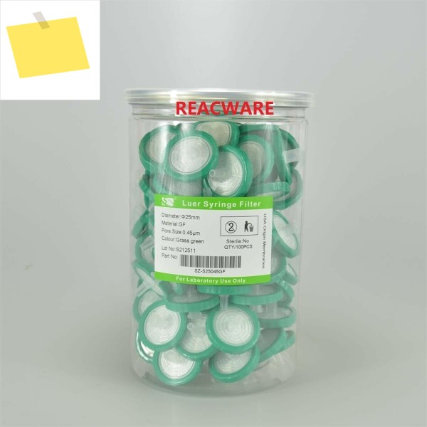 실험실 주사기 필터 OD=25mm,0.45um,100개팩 제품 이미지