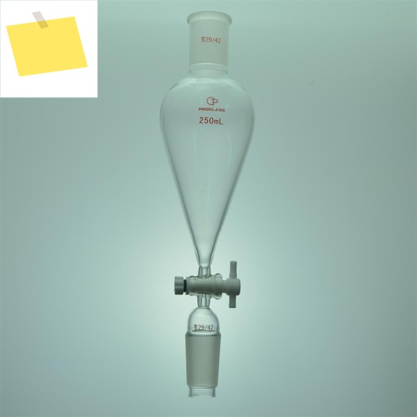 깔때기, 스퀴브, 별도 PTFE 스톱콕, 그라운드 조인트, 2942 제품 이미지
