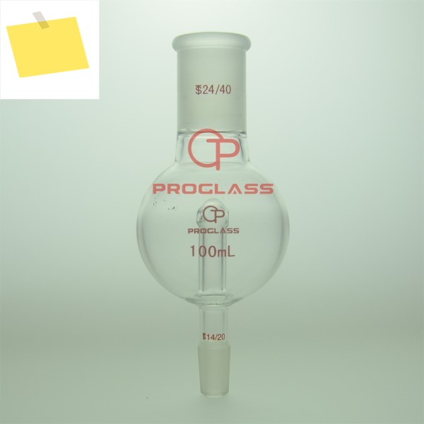 실험실 어댑터 증류 트랩, 스플래시 방지, 100mL 2440 탑 바텀 제품 이미지