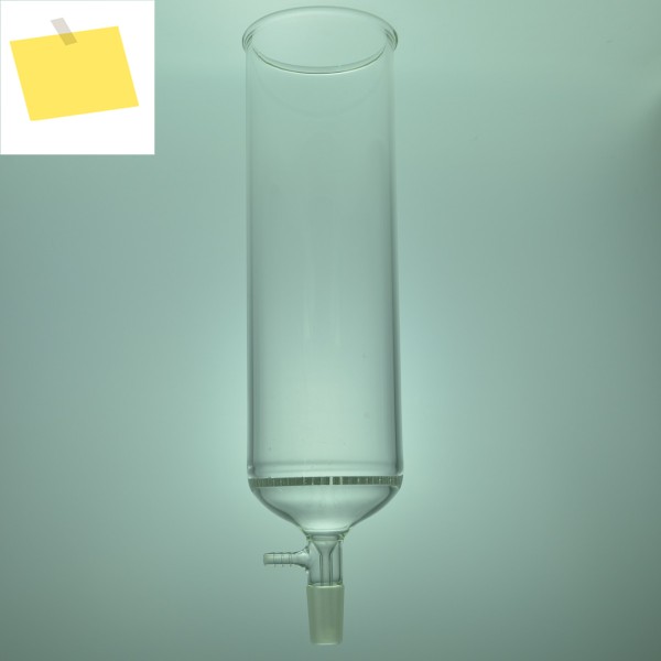 실험실 유리 부흐너 필터 깔때기, 모공 플레이트 포함, 내경 90mm,2440 조인트, 몸체 길이 350mm, 1500mL 제품 이미지
