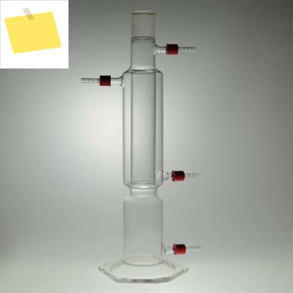 신품 건조 타워, GL14 호스 커넥터와 3445 조인트, 250mL 제품 이미지