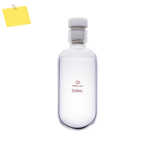 실험실용 압력 용기 두꺼운 벽 PTFE 캡 포함 제품 이미지