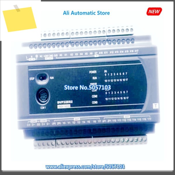 DVP32ES200T 32 포인트 호스트, 16DI NPN 24VDC 0.5A, 채널 100K 입력 출력, AC 전원, 새제품 제품 이미지