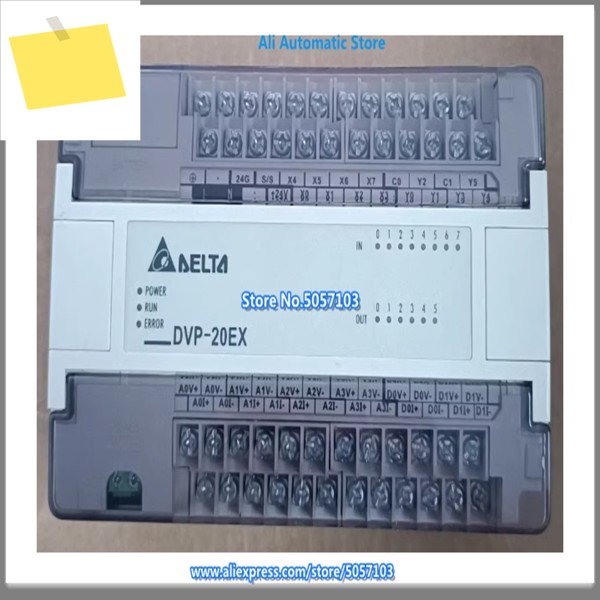DVP20EX00T2 20점 호스트 8DI 6DO NPN 24VDC 0.3A AC 전원 공급 장치 새 제품 제품 이미지