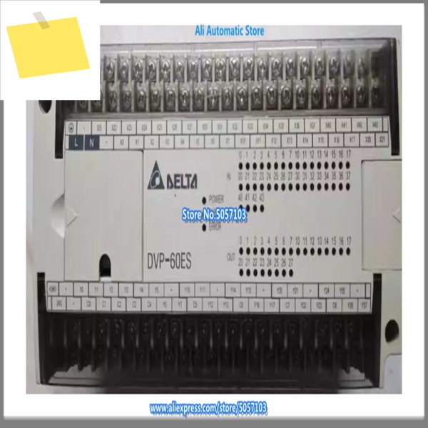 DVP60ES00T2 60점 호스트 36DI 24DO NPN 0.3A AC 전원 공급 장치 새 제품 제품 이미지