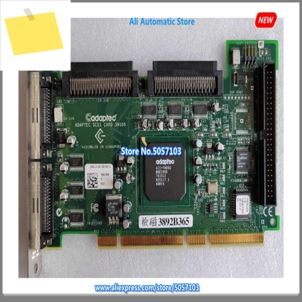 기존 Adaptec ASC-39160 SCSI 듀얼 채널 160M R5601 제품 이미지