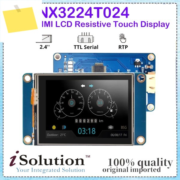NX3224T024 2.4'' 풀컬러 HMI 지능형 LCD 저항성 터치 디스플레이 모듈 기본 프로그래머용으로 사용하기 쉬움 제품 이미지