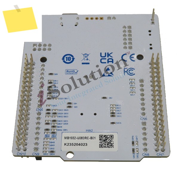 STM32U083RC MCU가 포함된 기존 NUCLEO-U083RC Nucleo-64 개발 보드 제품 이미지