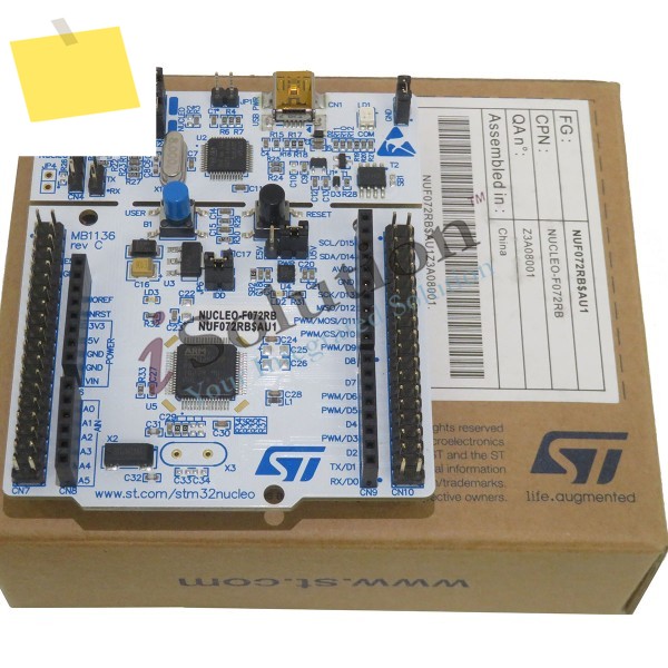 STM32F072RB MCU가 포함된 신규 및 기존 NUCLEO-F072RB Nucleo-64 개발 보드 제품 이미지