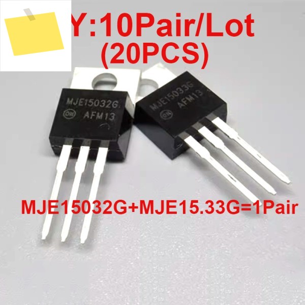 20pcs = 10pair 100% 신규 수입 원본 MJE15032G TO-220 오디오 트랜지스터 8A 250V 제품 이미지