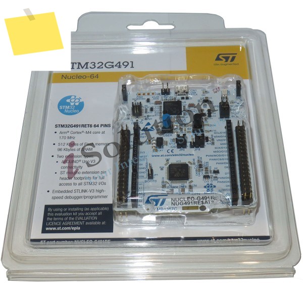 STM32G491RE MCU가 포함된 신규 및 기존 NUCLEO-G491RE Nucleo-64 개발 보드 제품 이미지