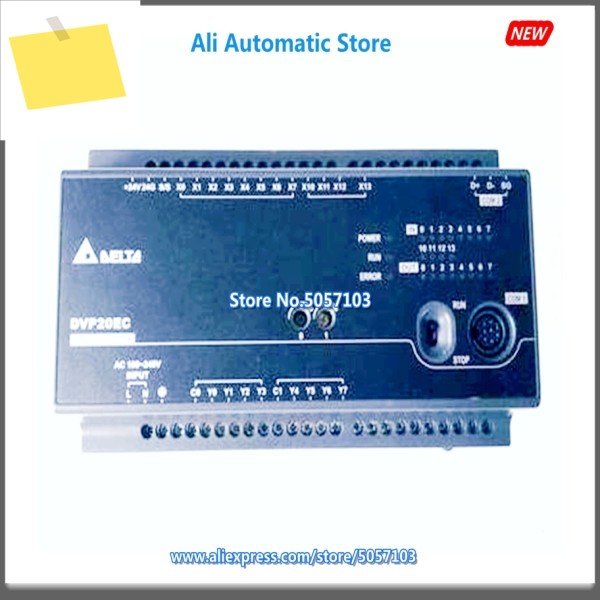 DVP20EC00R3 20 포인트 호스트, 12DI 8DO 릴레이 250VAC 2A, 4 웨이 입력 RS-232 RS-485, 새제품 제품 이미지