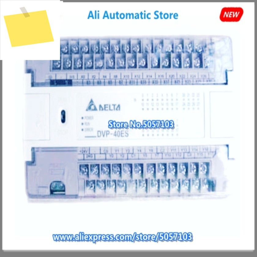DVP40ES00T2 40 포인트 호스트, 24DI 16DO NPN 0.3A AC 전원 공급 장치, 새제품 제품 이미지