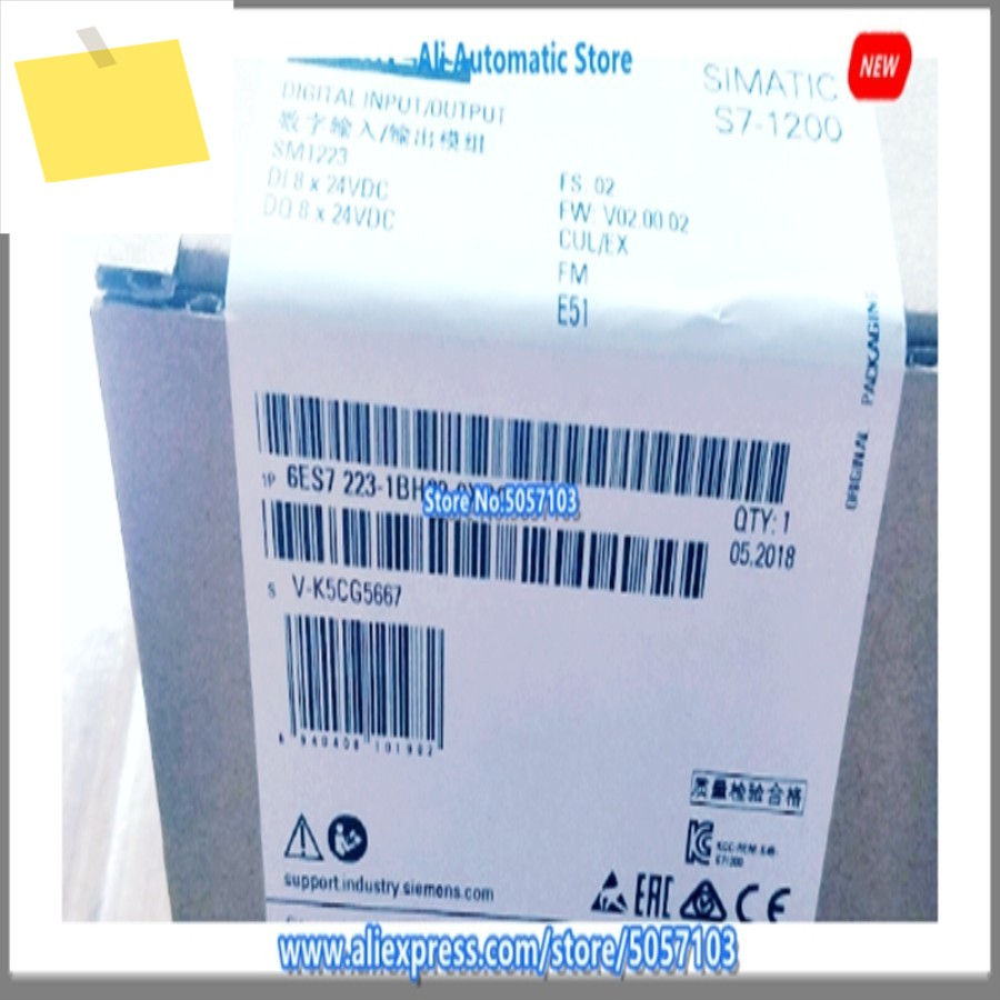 6ES7223-1BH32-0XB0 디지털 입력 출력 모듈S7-1200PLC SM1223 24VDC 새 박스형 제품 이미지