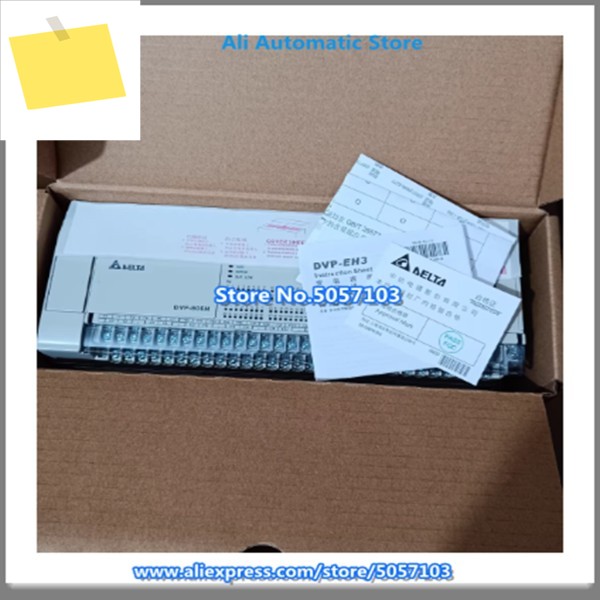 DVP80EH00T3 80 포인트 호스트, 40DI NPN 24VDC 0.3A 4 채널 200K 입력, 새제품 제품 이미지