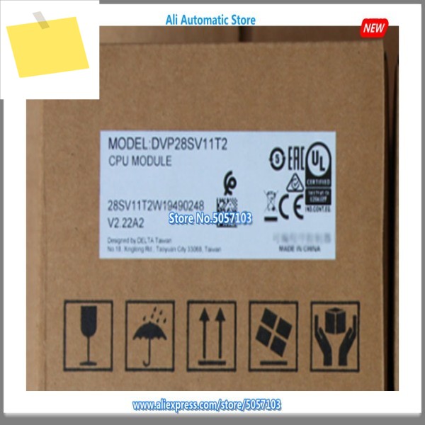DVP28SV11T2 28포인트 호스트 16DI 12DO NPN 24VDC 0.5A 4채널 200K 입력 새 제품 제품 이미지