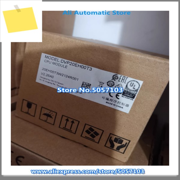 DVP20EH00T3 20포인트 호스트 12DI8DONPN 24VDC 0.3A 2방향 200K 입력 출력 새 PLC 제품 이미지
