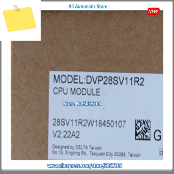 DVP28SV11R2 28 포인트 호스트, 16DI 12DO 릴레이, 250VAC, 4 채널, 200K 입력, 새제품 제품 이미지