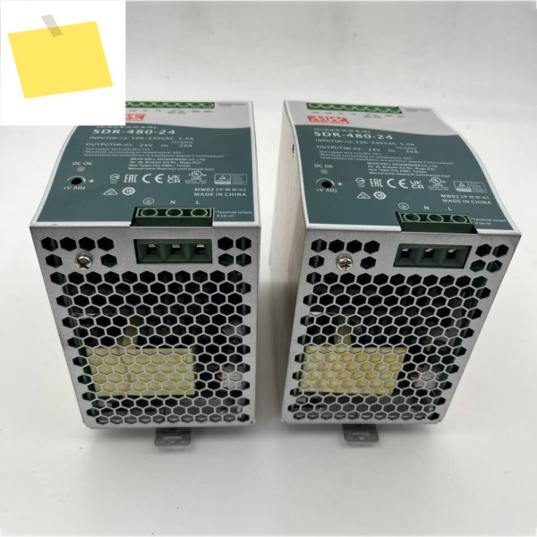 1PCS 레일형 스위칭 전원 공급 장치 24V 20A 480W SDR-480-24 제품 이미지