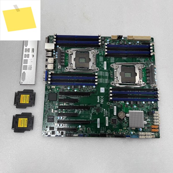 Supermicro 양방향 서버 E-ATX 마더보드 LGA 2011 지원 C612 Xeon E5-2600 v3v4 제품군 DDR4용 X10DRi 제품 이미지