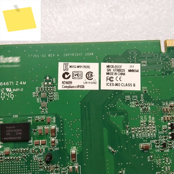 M9120-E512F 듀얼 스크린 그래픽 카드 PCIe x16 DVI 제품 이미지