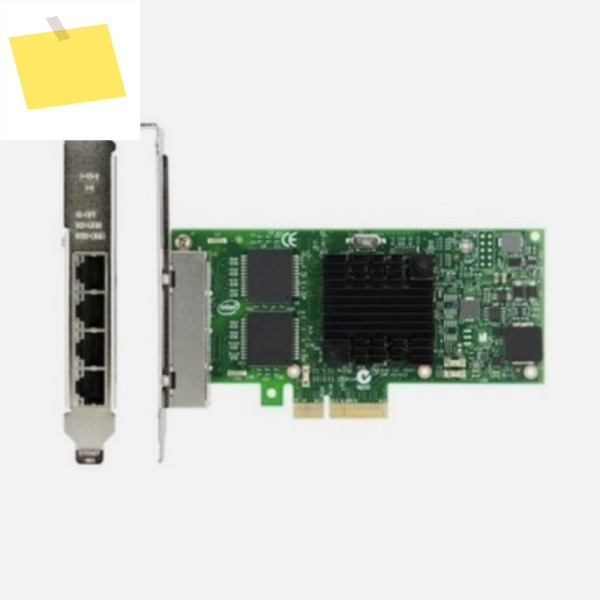 Intel I350-T4 PCI-Express 4개의 RJ45 기가비트 포트 서버 어댑터 NIC용 제품 이미지