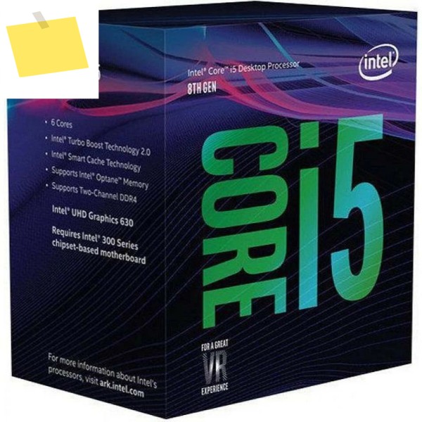 인텔 코어 i5-9400 데스크탑 프로세서 2. 90GHz까지 4개까지 지원합니다. 터보 제품 이미지