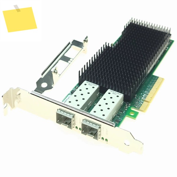 인텔 XXV710-DA2 듀얼 포트 1025GbE PCIe 3.0 SFP28 NIC 어댑터 카드 제품 이미지