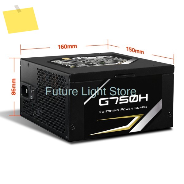 G750H 폼팩터 ATX 12V 액티브 PFC 47-63Hz 80PLUS 골드 파워 서플라이 완벽 작동 제품 이미지