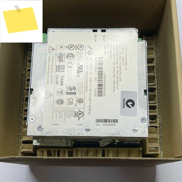 레일 스위칭 전원 공급 장치 QUINT-PS1AC24DC20 2866776 24 V DC 20 A 제품 이미지