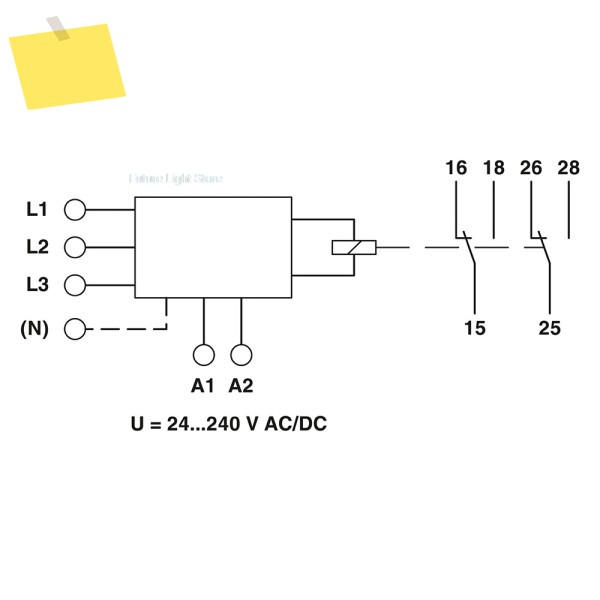 전압 모니터링 릴레이 MD-FL-3V-400 2866064 300V 4kV 제품 이미지