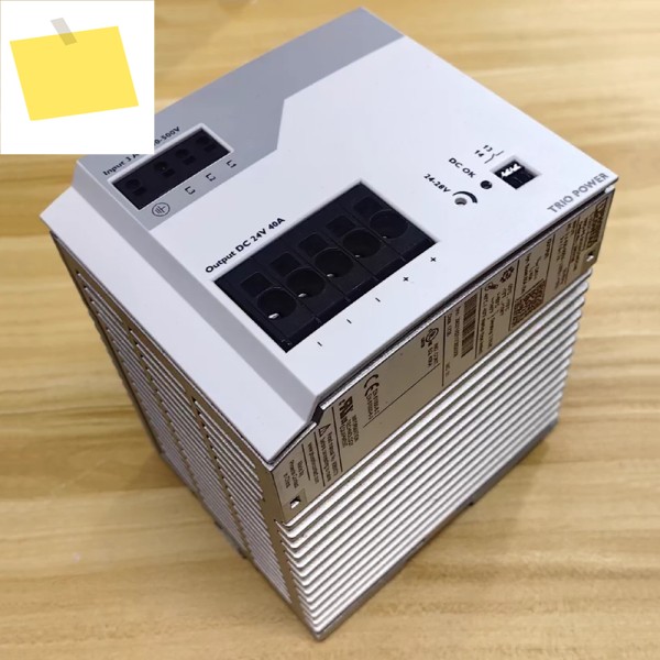 1개 3상 스위칭 전원 공급 장치 TRIO-PS-2G3AC24DC40 24V40A 2903156 제품 이미지