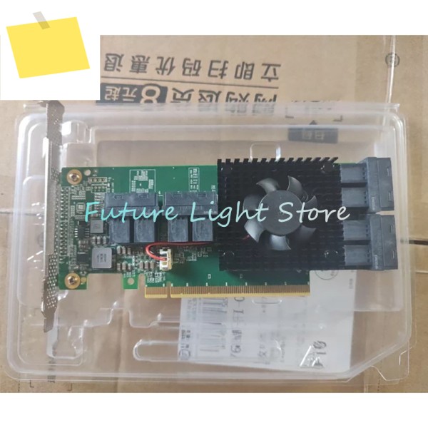 NVMe 어댑터 카드 PCIe 3.0 X16에서 8포트로 내장된 8643 인터페이스에서 U.2로 LRNV9349-8I 제품 이미지