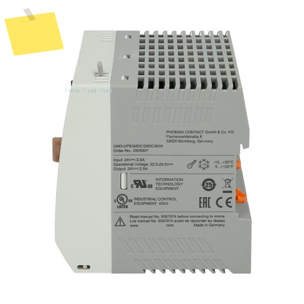 UNO DC-UPS 24VDC 0.8Ah 무정전 전원 공급 장치 2905907 UNO-UPS24DC24DC60W 제품 이미지