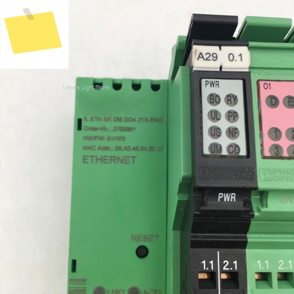 전원 공급 장치 IL ETH BK DI8 DO4 2TX-PAC 2703981 ModbusTCPUDP 제품 이미지