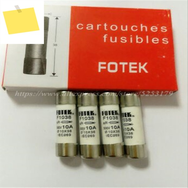 5PCS FOTEK 신품 퓨즈 F1038 500V 6A 10A 제품 이미지