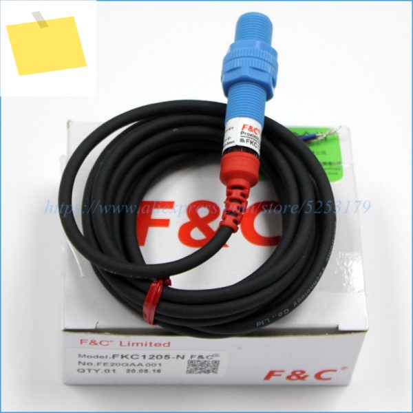 FKC1205-N 새제품 F&C 정전용량 근접 스위치 센서 3선 NPN NO 24V 제품 이미지