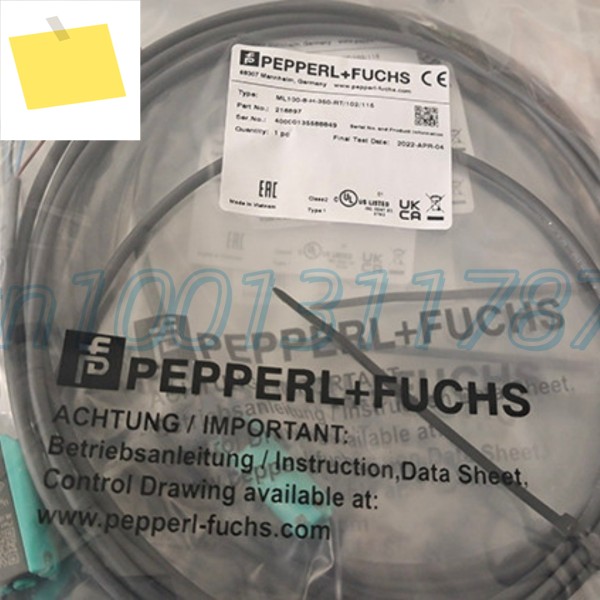 1PC PEPPERL+FUCHS ML100-8-H-350-RT102115 광전 스위치 센서 216897 신품 제품 이미지
