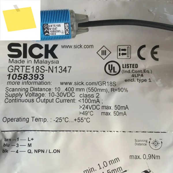 1PC GRTE18S-N1347 1058393 Sick 새 원본 광전 센서 제품 이미지