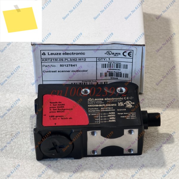 1PC LEUZE 새제품 콘트라스트 센서 KRT21M-09.PL342-M12 50127841 제품 이미지