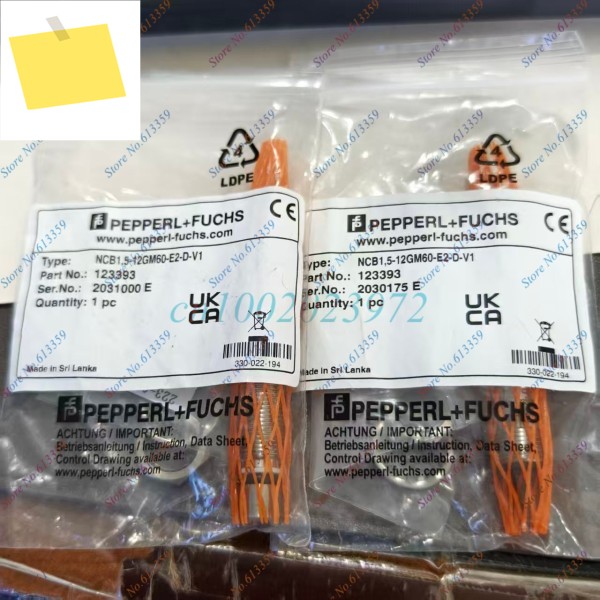 1PC NCB1.5-12GM60-E2-D-V1 PEPPERL+FUCHS 유압 실린더 M12 IP68용 산업용 근접 스위치 유도 센서 제품 이미지