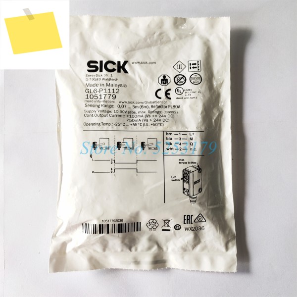 1PC Sick 신품 광전 센서 GL6-P1112 또는 제품 이미지