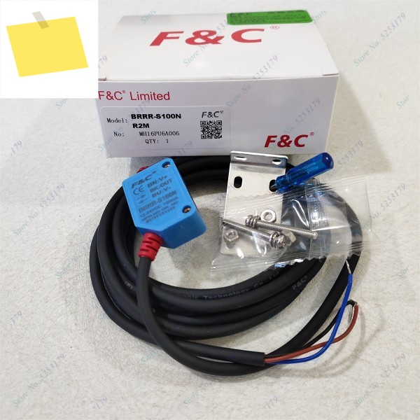 1PC BRRR-S100N R2M 신품 F&C 광전 센서 교체 제품 이미지