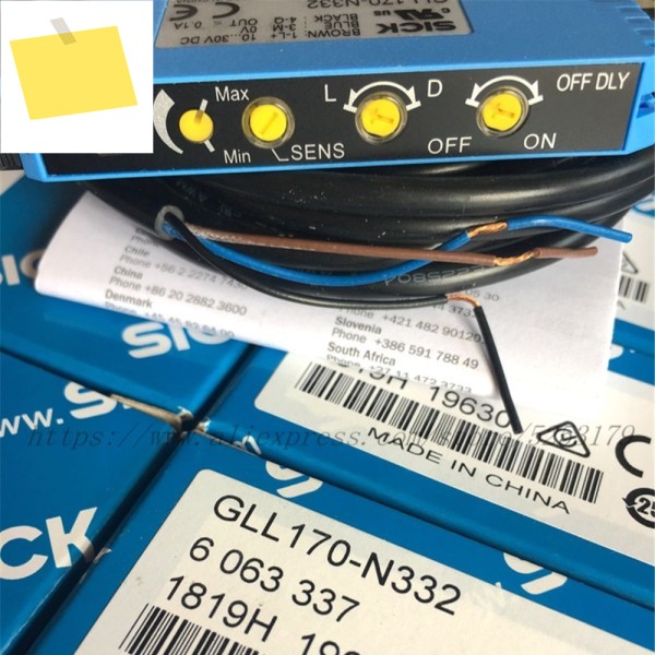 1PC GLL170-N332 또는 Sick 신품 섬유 증폭기 센서 제품 이미지